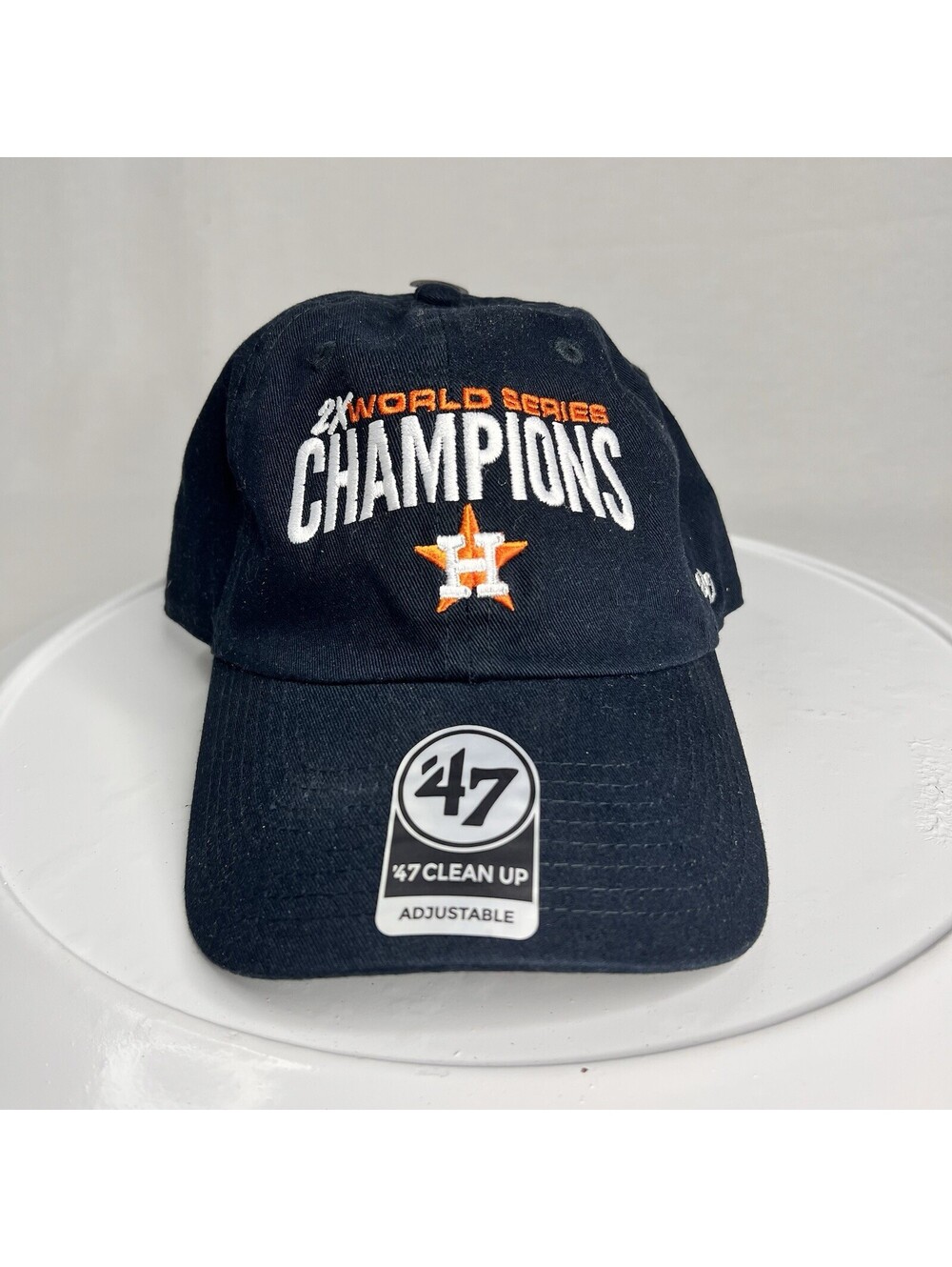 Houston Astros 2X World Series Champion Adult Hat Cap Baseball Adjustable Blue
